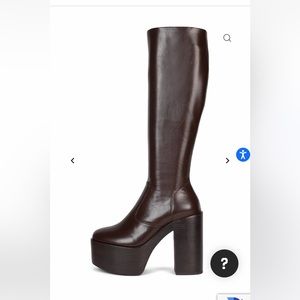 Jeffrey Campbell knee high platform boots